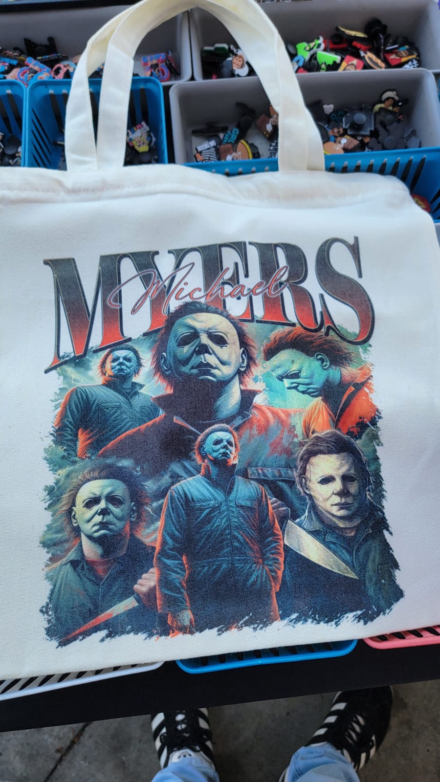 Michael knife killer Canvas Tote Bag