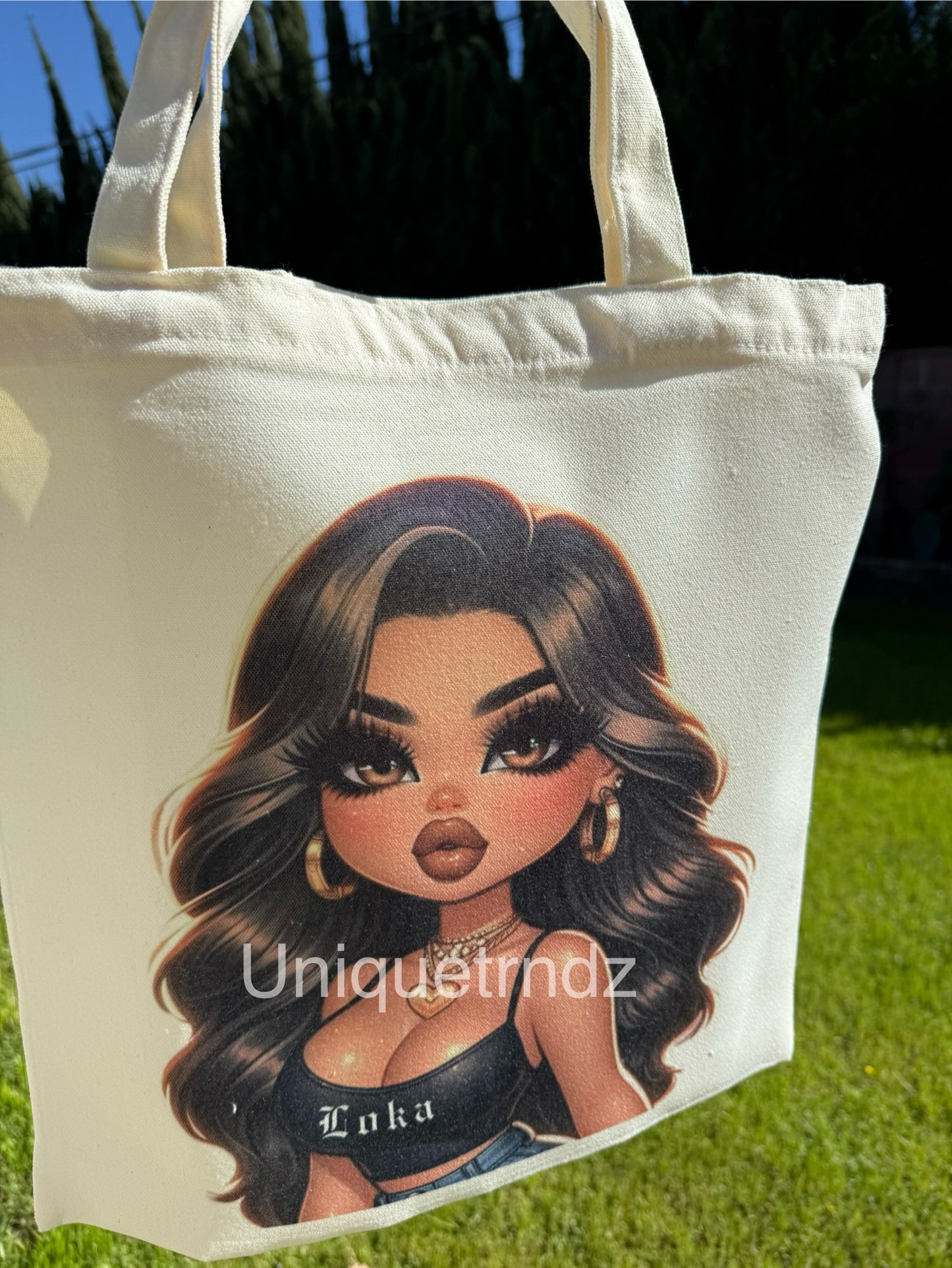 Chicana Loka Canvas Tote Bag