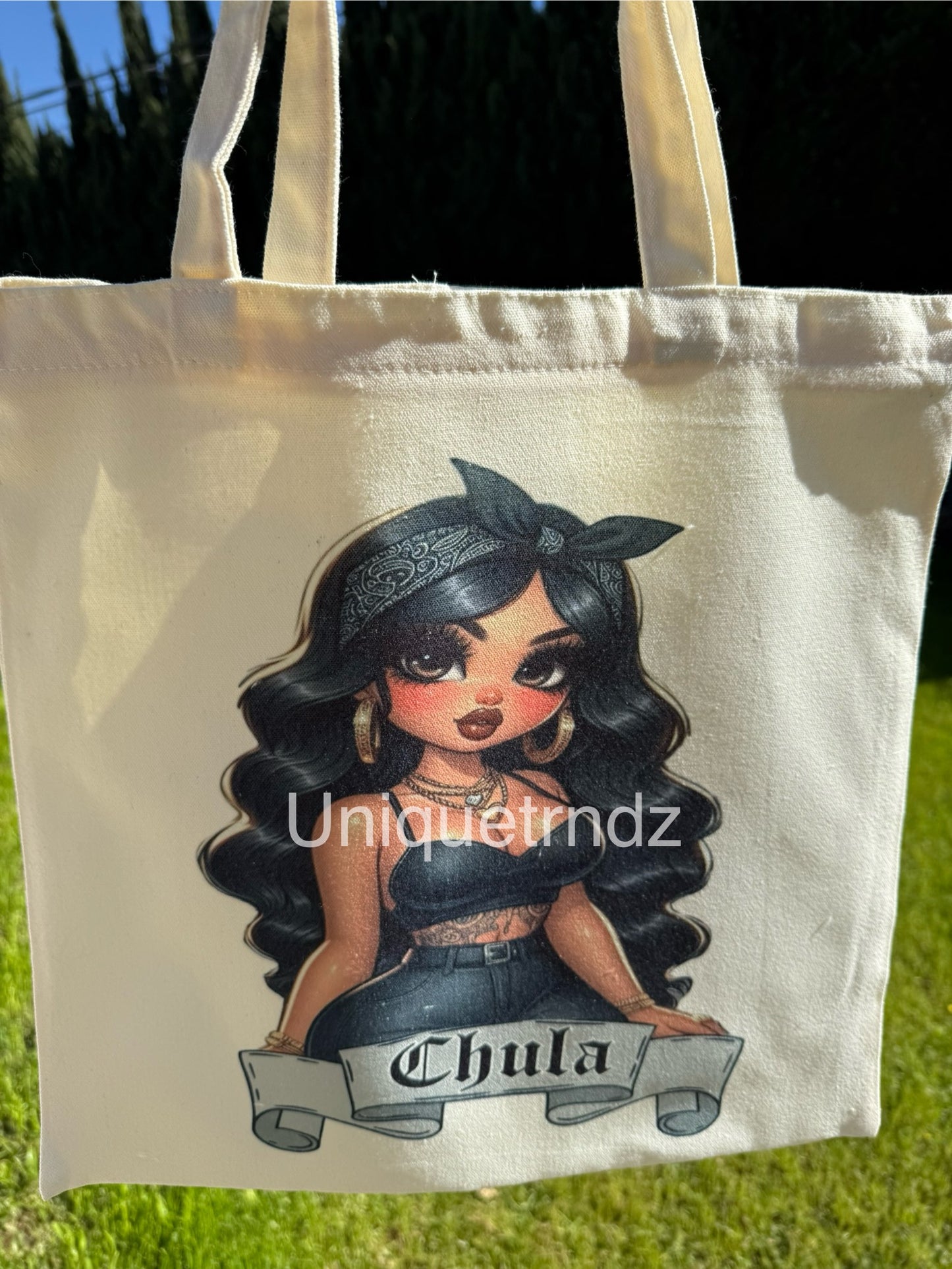 Chicana Chula Canvas Tote Bag