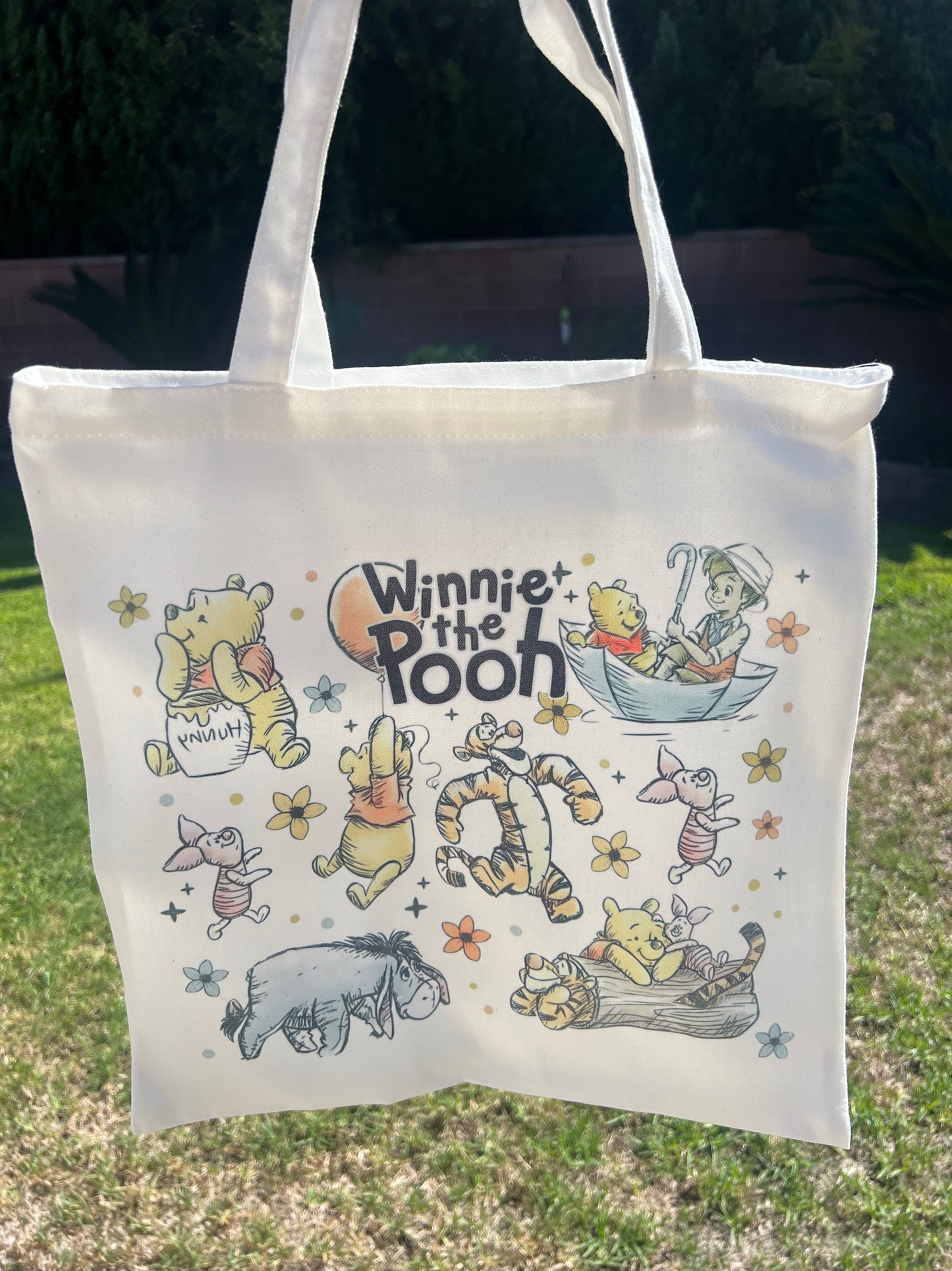 Bear and Friends Canvas Tote Bag
