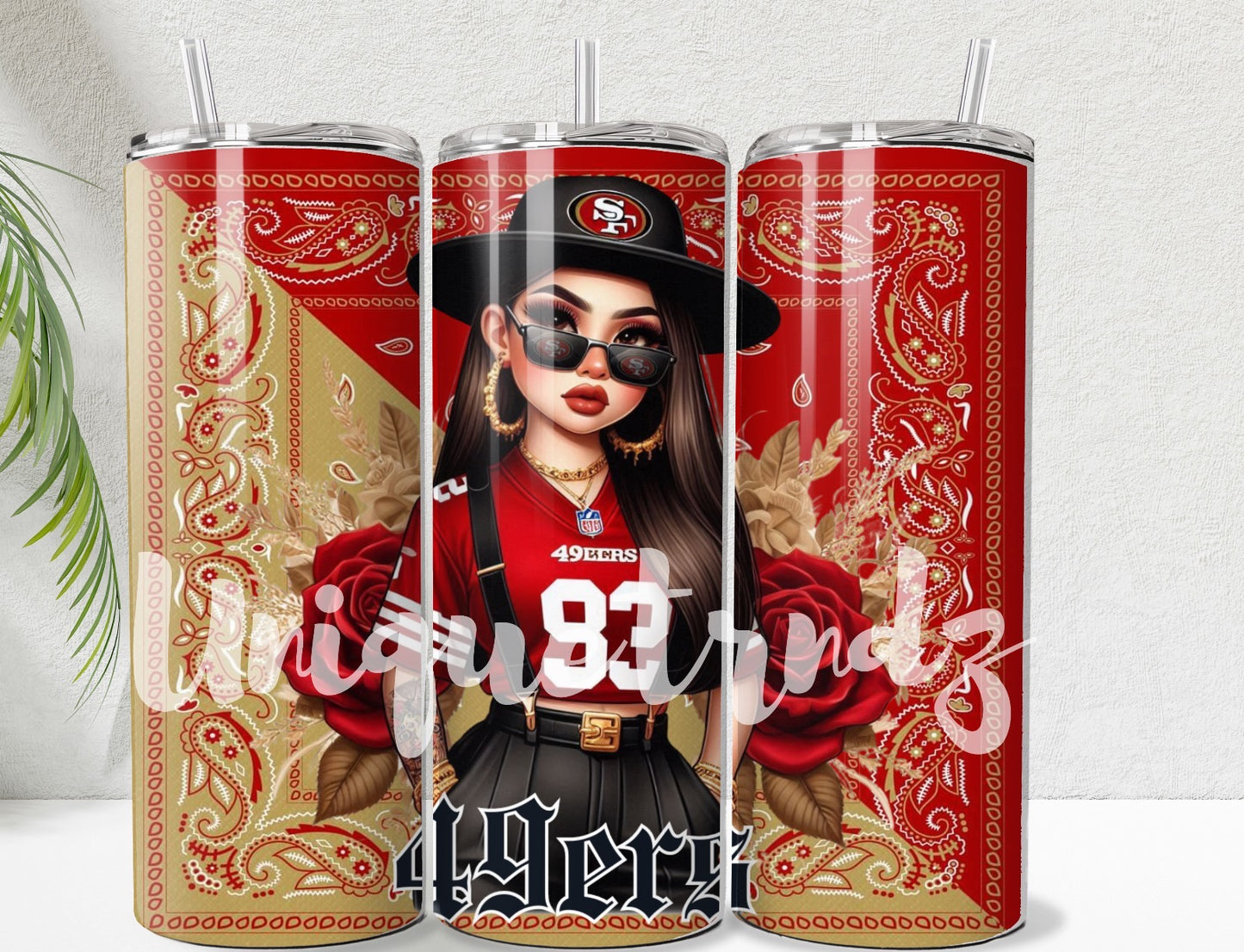 Chicana San Fran Football Sport Team 20oz Tumbler