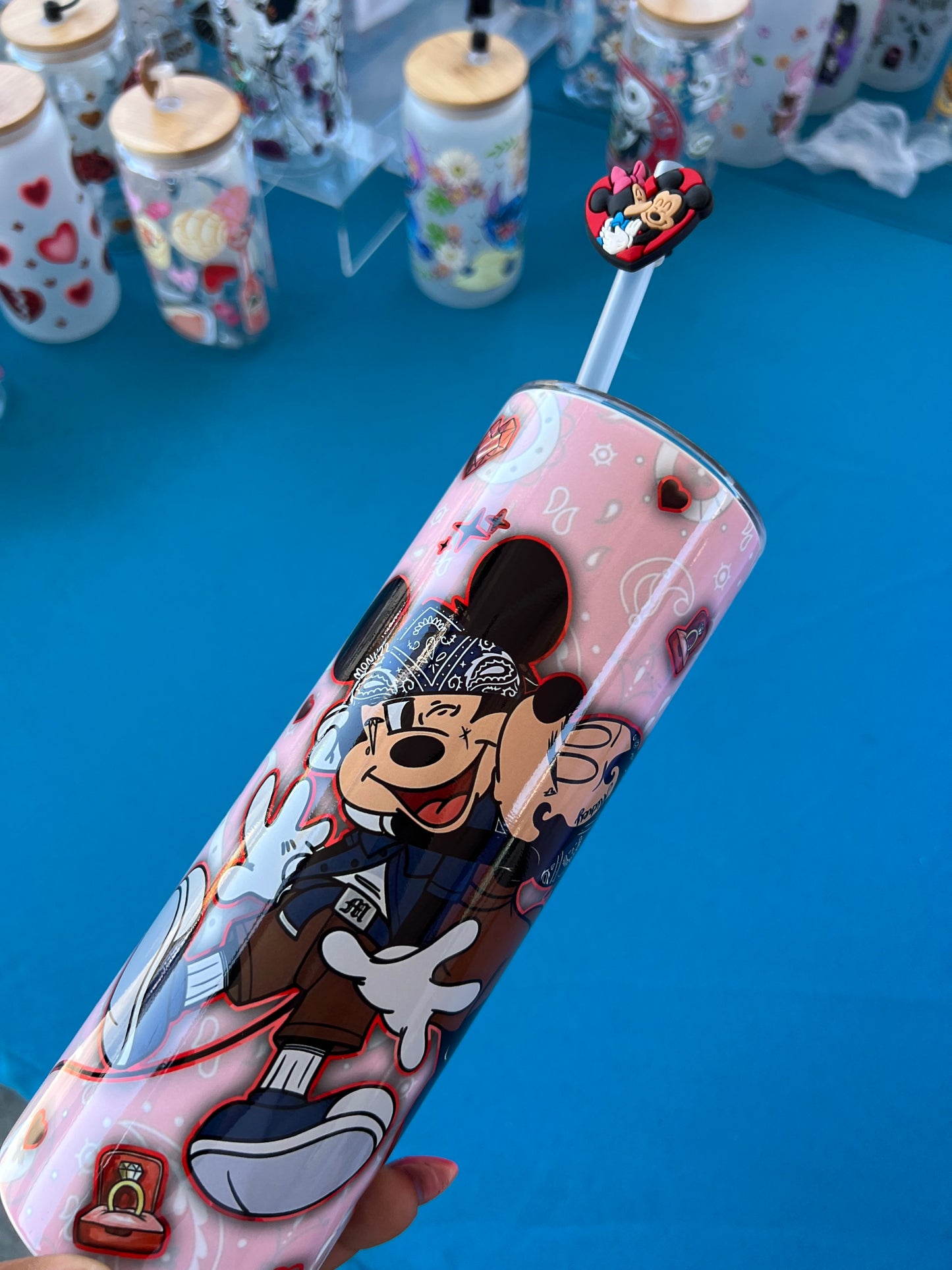 Mouse Couple Chicano 20oz Tumbler