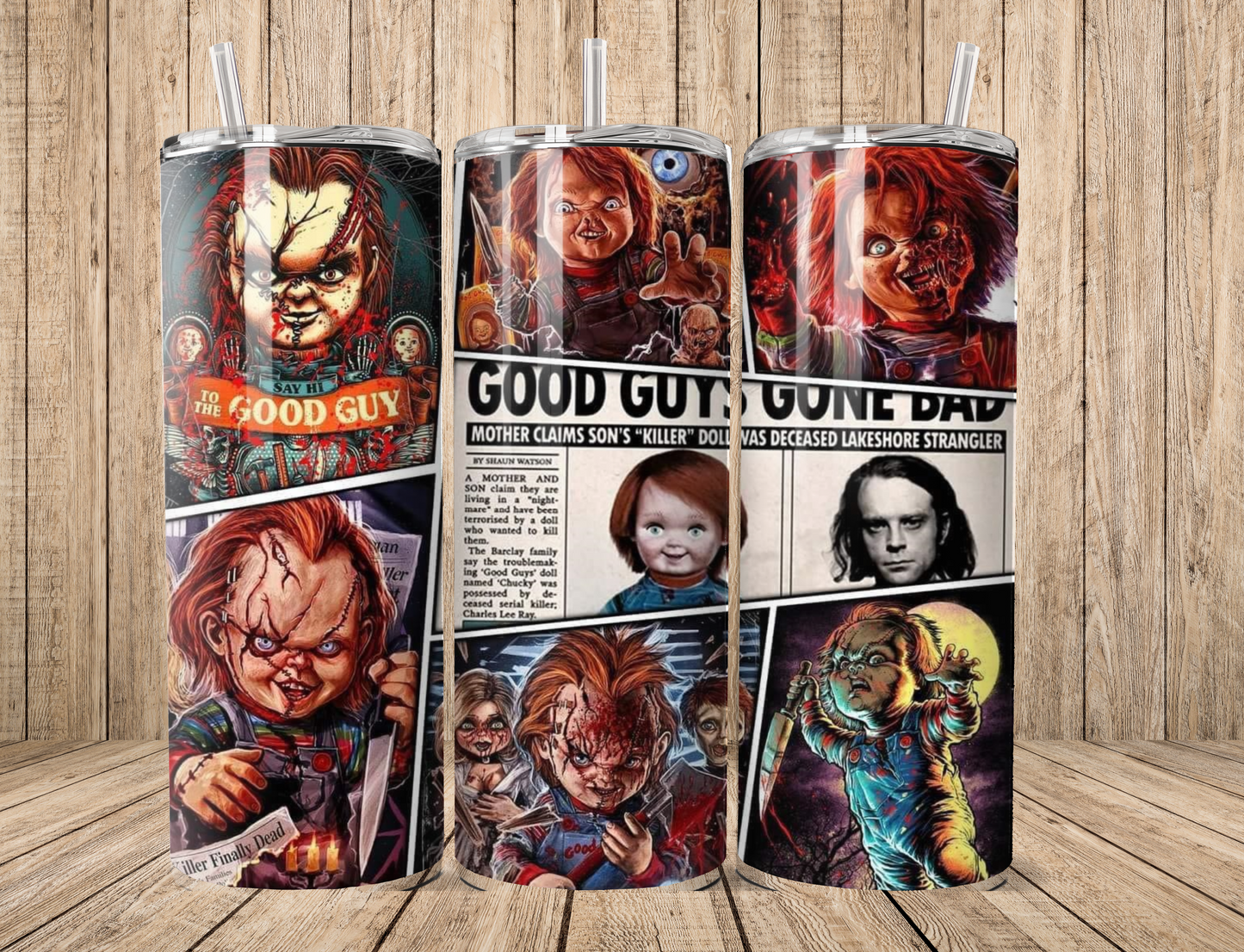 Killer Horror Movie Doll 20oz Tumbler