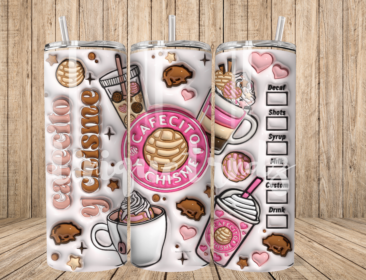 Cafecito Y Chisme 20oz Tumbler