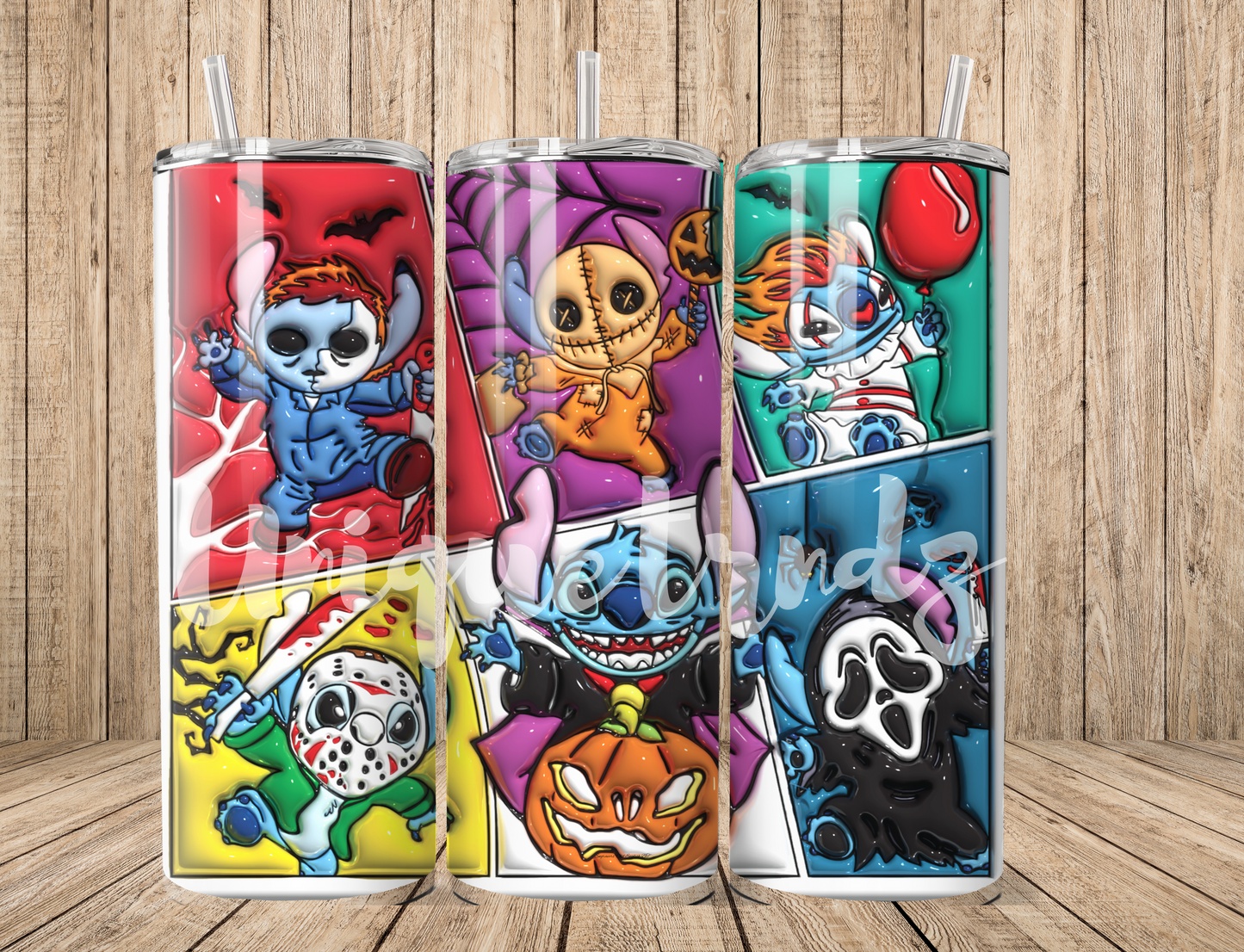 Cute Space Aliens Horror Theme 20oz Tumbler