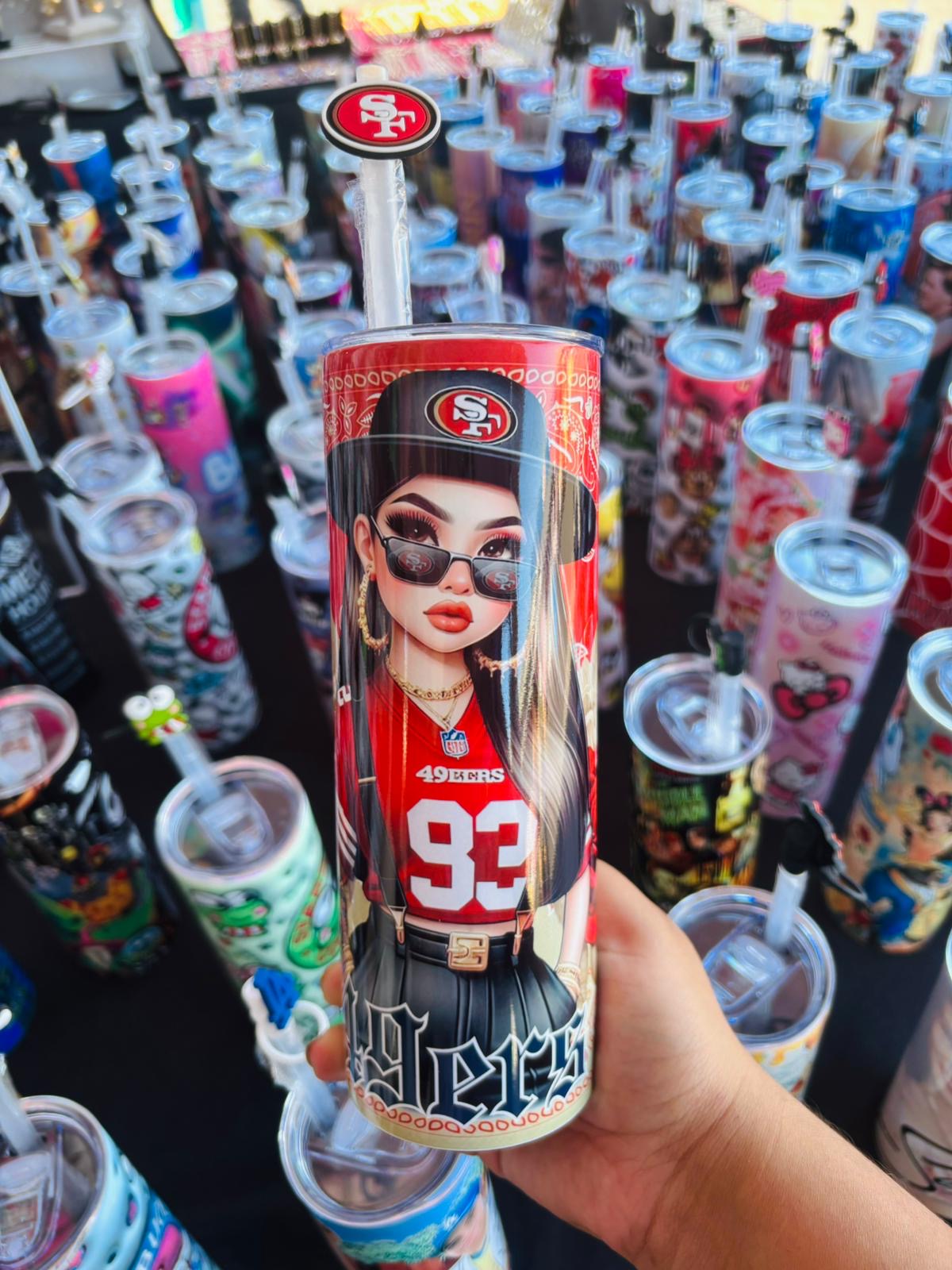 Chicana San Fran Football Sport Team 20oz Tumbler