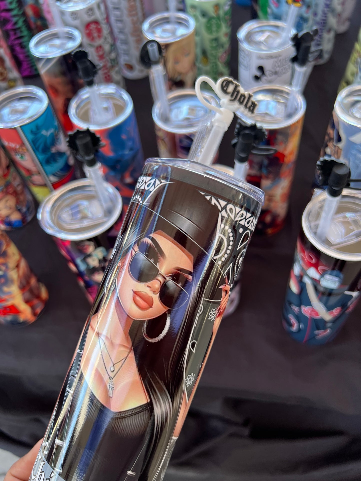 Chicana Girl Bandana 20oz Tumbler