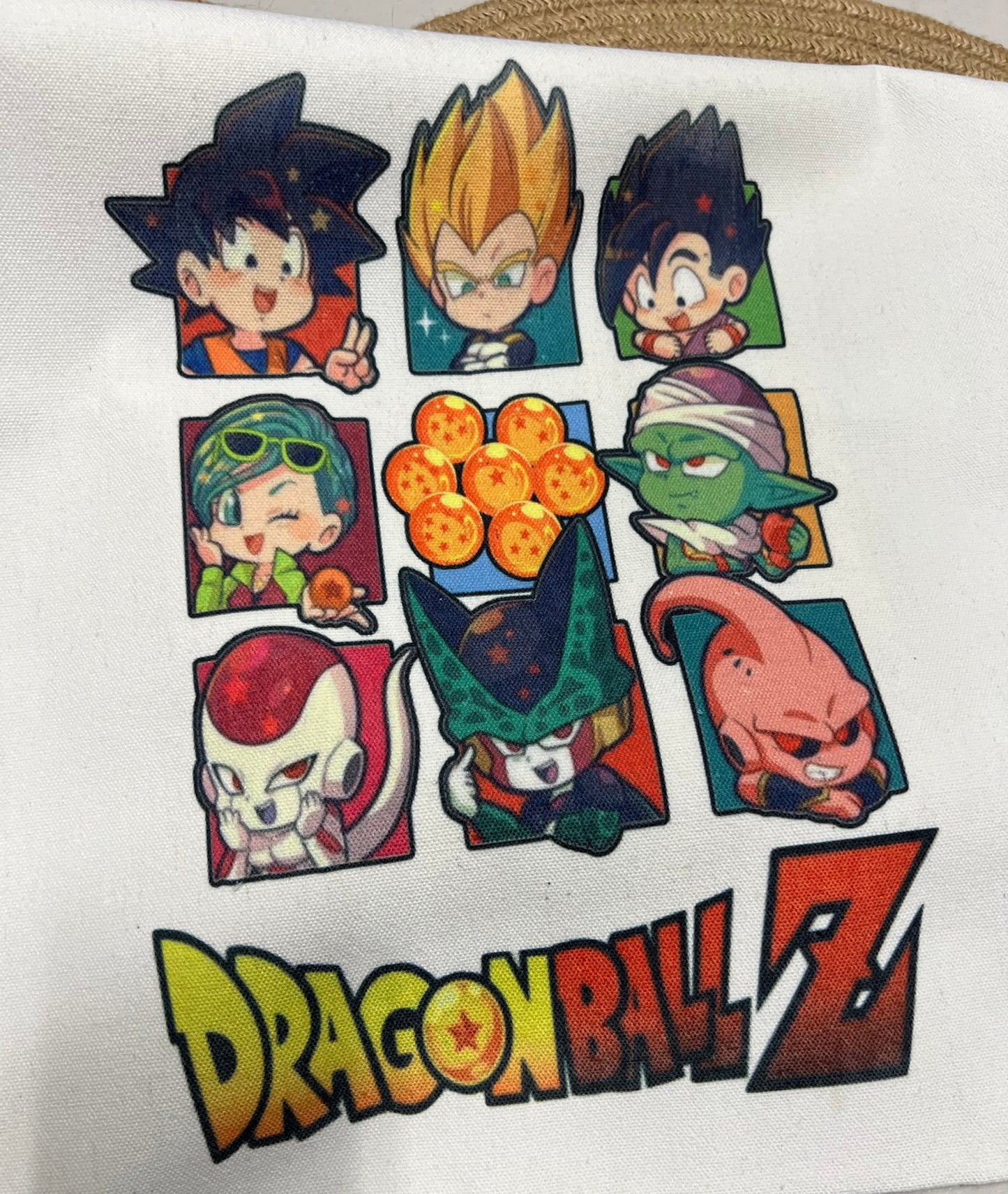Anime Dragon Characters Canvas Tote Bag
