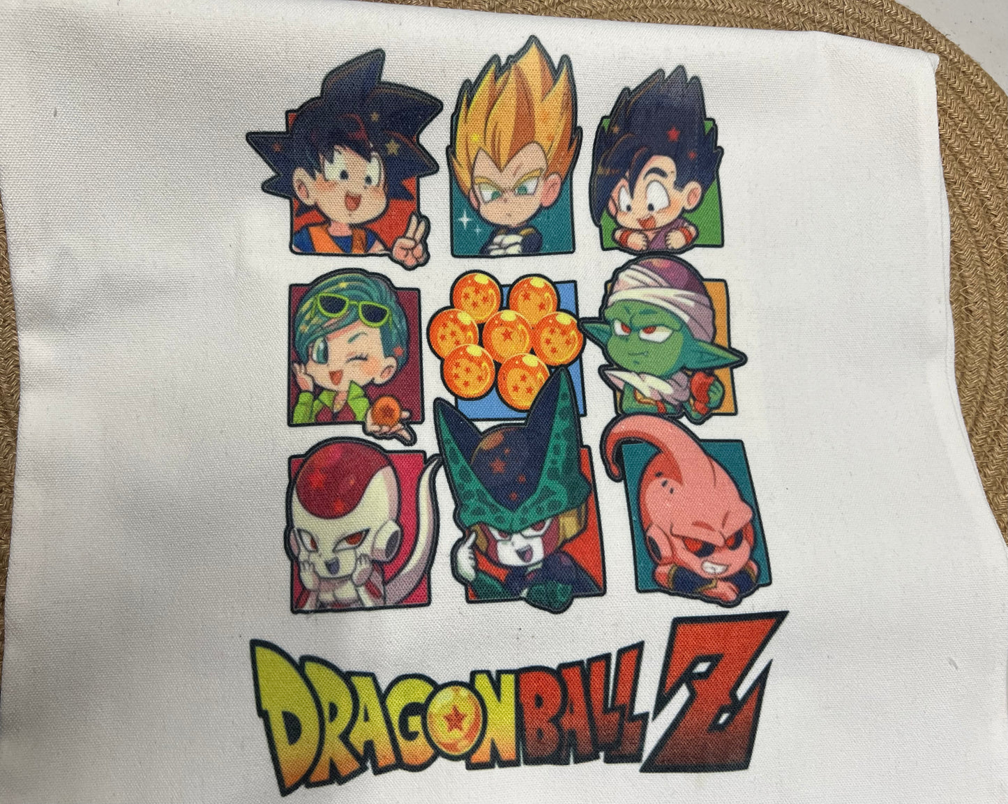 Anime Dragon Characters Canvas Tote Bag