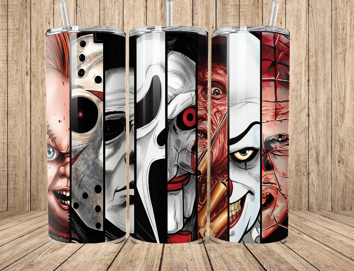 Horror Movies Faces 20oz Tumbler