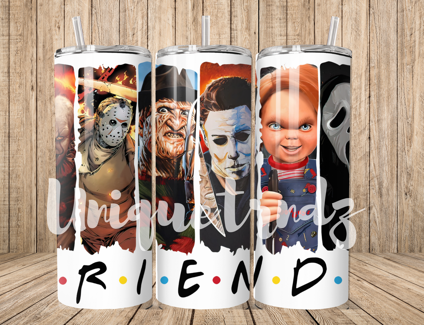 Horror Friends 20oz Tumbler (Glow in Dark)