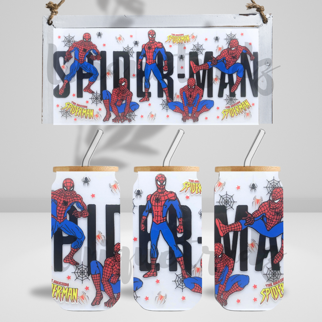 Classic Spider 16oz Glass Cup