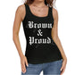 Brown & Proud Woman’s Tank Top