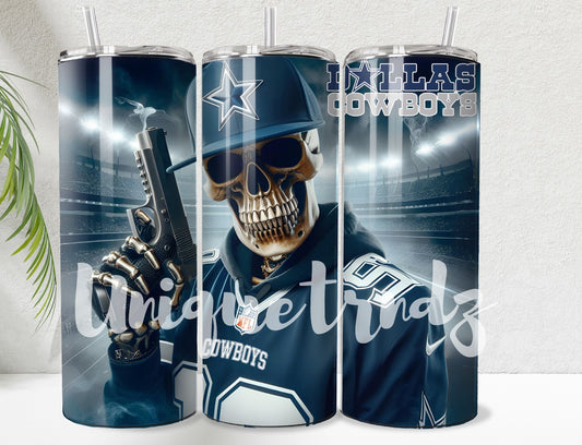 Dallas Skull Guy Sport Team 20oz Tumbler