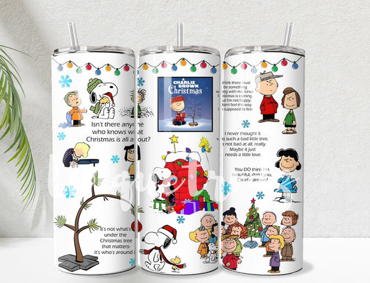 Charlie Christmas Story 20oz Tumbler in (Glow in Dark)
