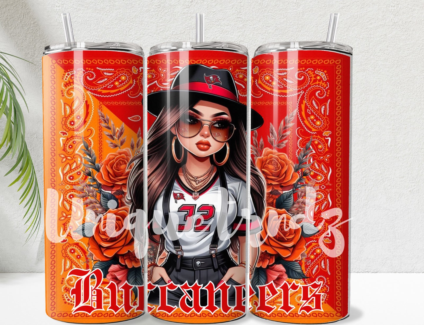 Chicana Tampa Bay Football Sport Team 20oz Tumbler