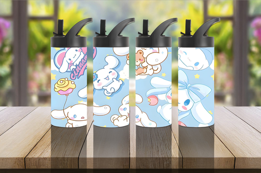 12oz Blue Kawaii Tumbler Stainless Steel