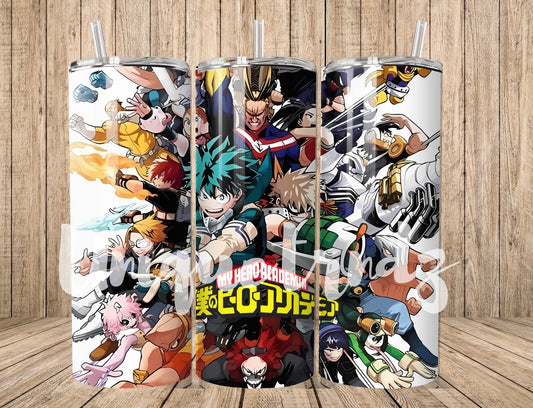 Anime Hero School 20oz Tumbler