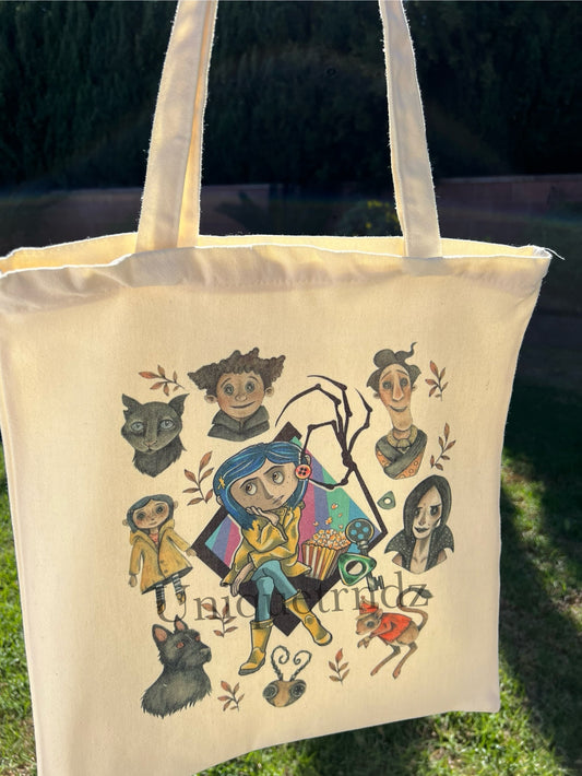 C*raline  Story Canvas Tote Bag