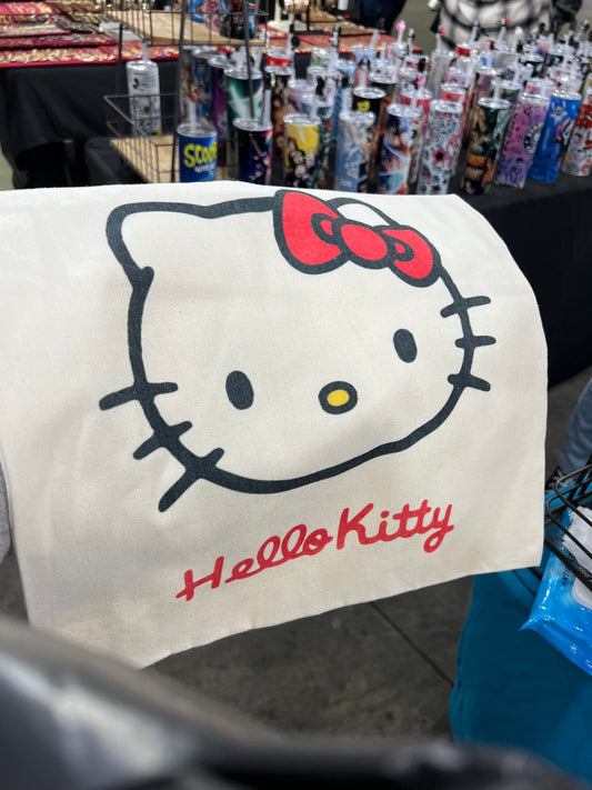 Kitty Face Canvas Tote Bag
