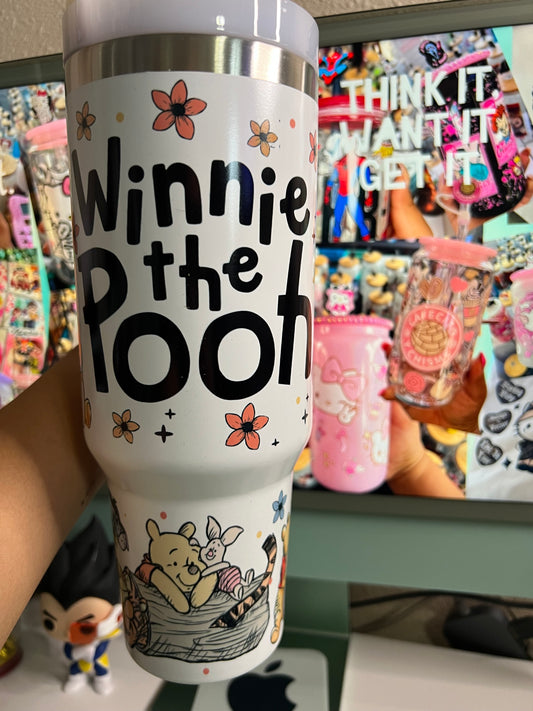 Bear and Friends 40oz Tumbler Handle Dupe (Speaker)