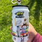 SuperBowl Halftime Star Sublimation 16oz Glass Cup