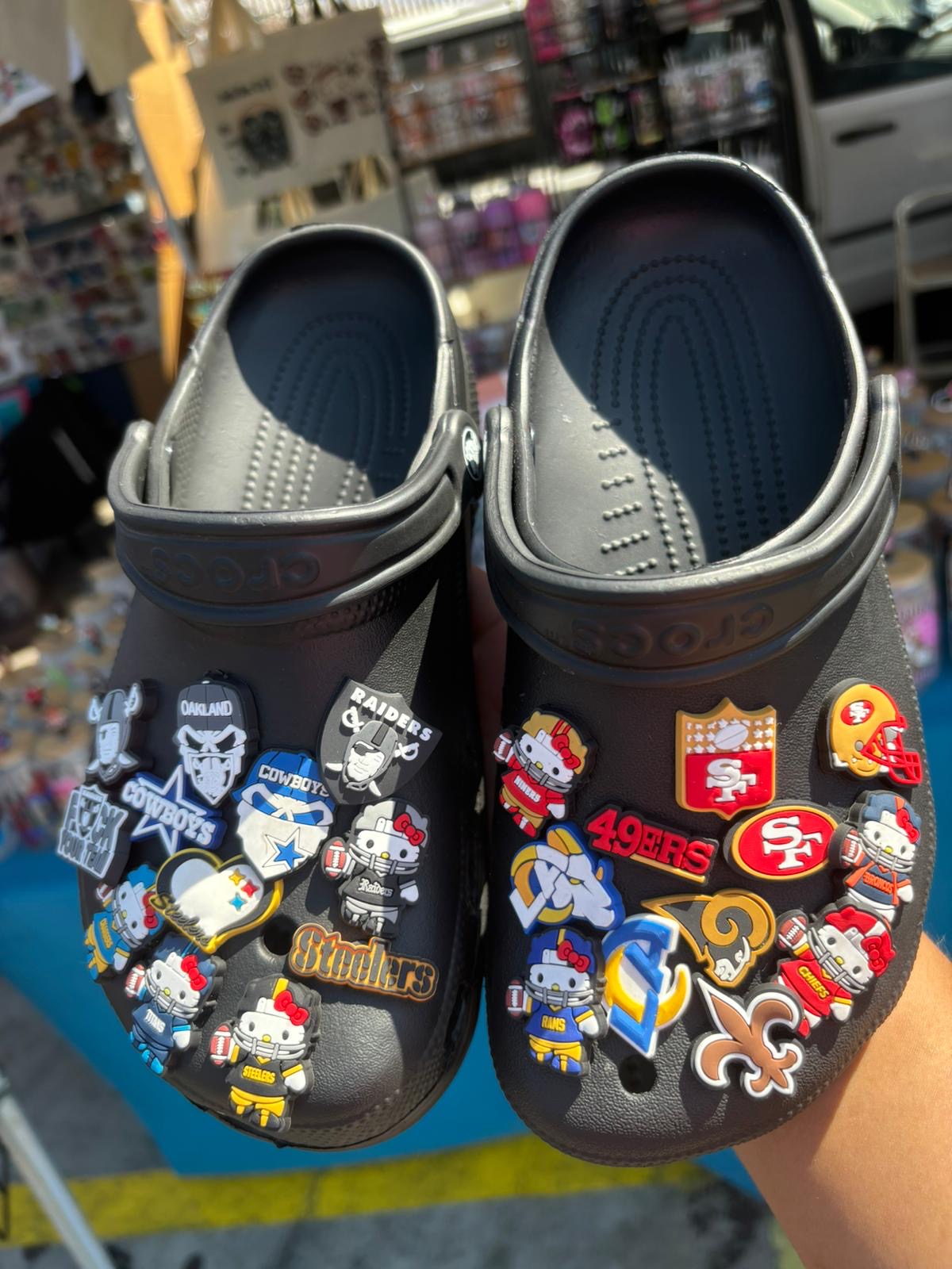 Sports football Croc Charms