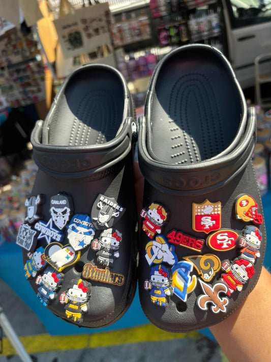 Sports football Croc Charms