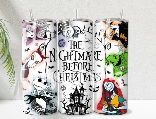 Skeleton and Friends 20oz Tumbler in (Glow in Dark)