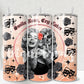 Marilyn Monroe Smile now Cry Later Beige Glitter 20oz Tumbler