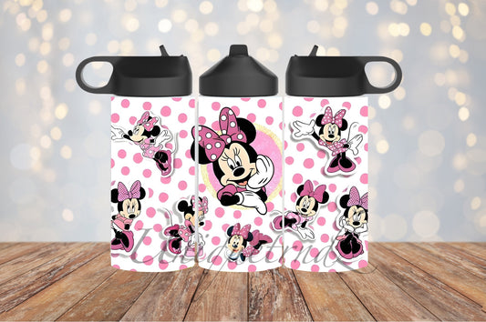 12oz Pink Mouse Tumbler Stainless Steel