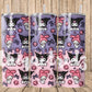 Both Kawaii Characters Black and Pink 20oz Tumbler