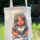 Angel Baby Canvas Tote Bag