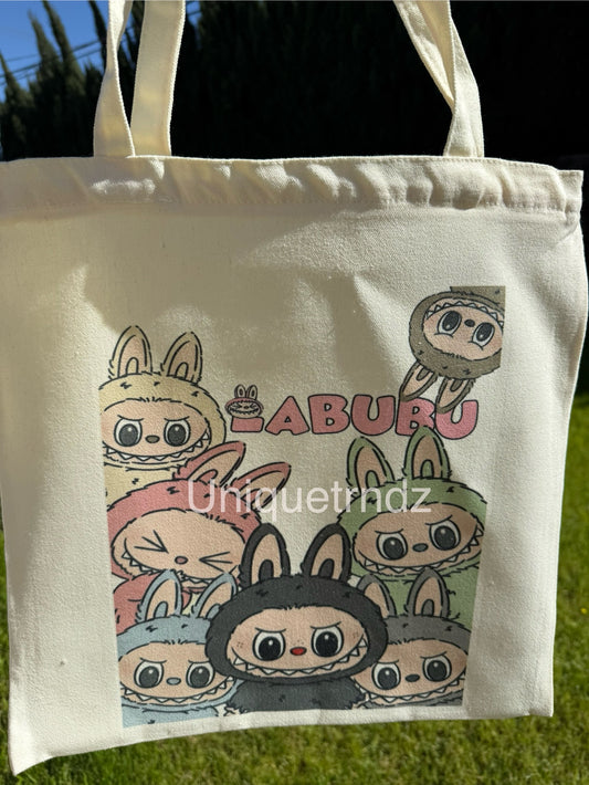 Labubu All Monster Canvas Tote Bag