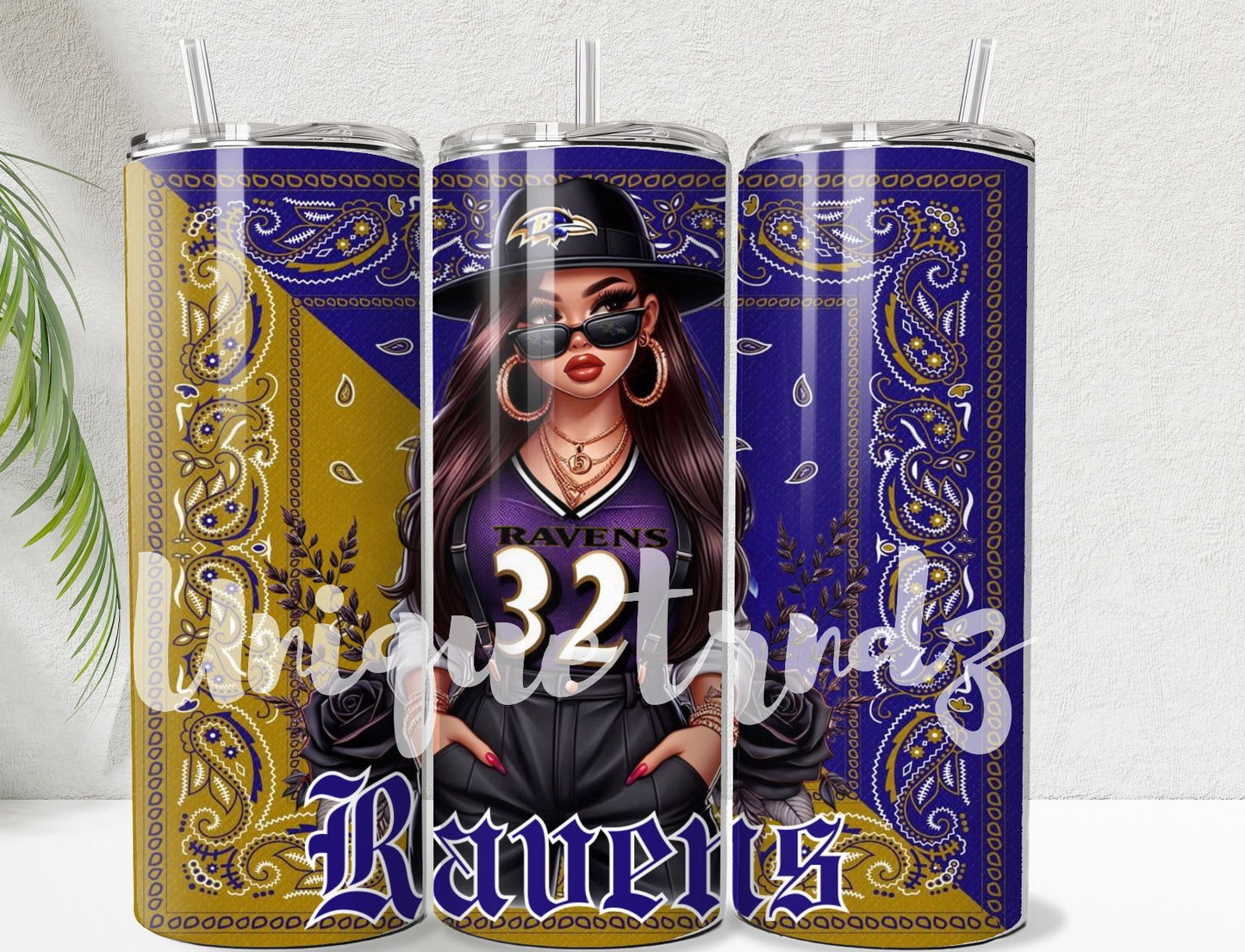 Chicana Baltimore Football Sport Team 20oz Tumbler