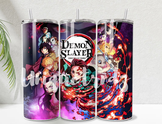 Anime Demon and Friends with eyes 20oz Tumbler