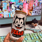 Sublimation Felix the cat 16oz Glass Cup