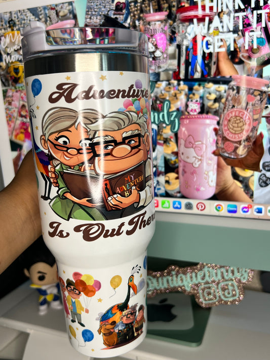 Adventure Couple 40oz Tumbler Handle Dupe (Speaker)