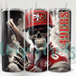 Niner Gang Skull Football Team 20oz Tumbler