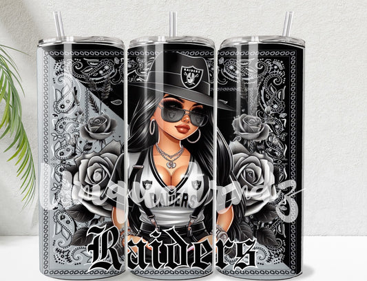 Chicana Vegas Football Sport Team 20oz Tumbler