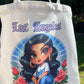 Los Angeles Chicana Girl Canvas Tote Bag