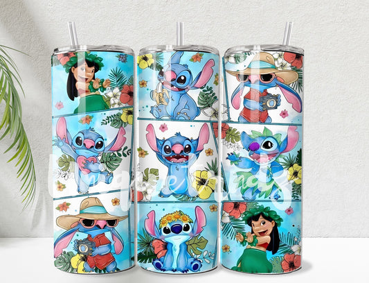 Alien and Girl Hula story 20oz Tumbler