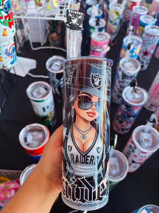 Chicana Vegas Football Sport Team 20oz Tumbler