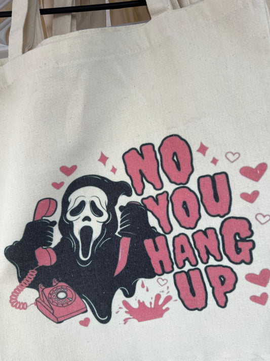 Ghostface Spooky Cute Canvas Tote Bag