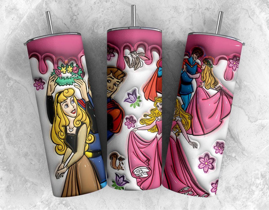 Sleeping Princess Straight 20oz Tumbler