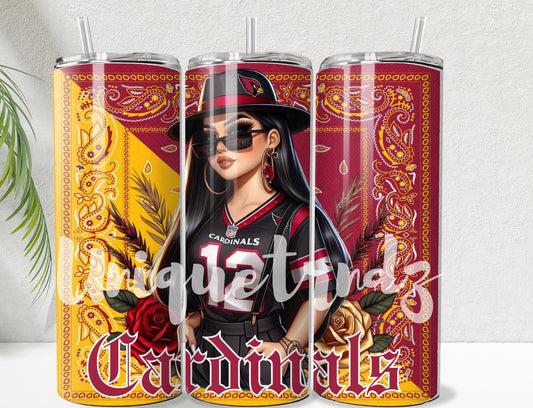 Chicana Arizona Football Sport Team 20oz Tumbler