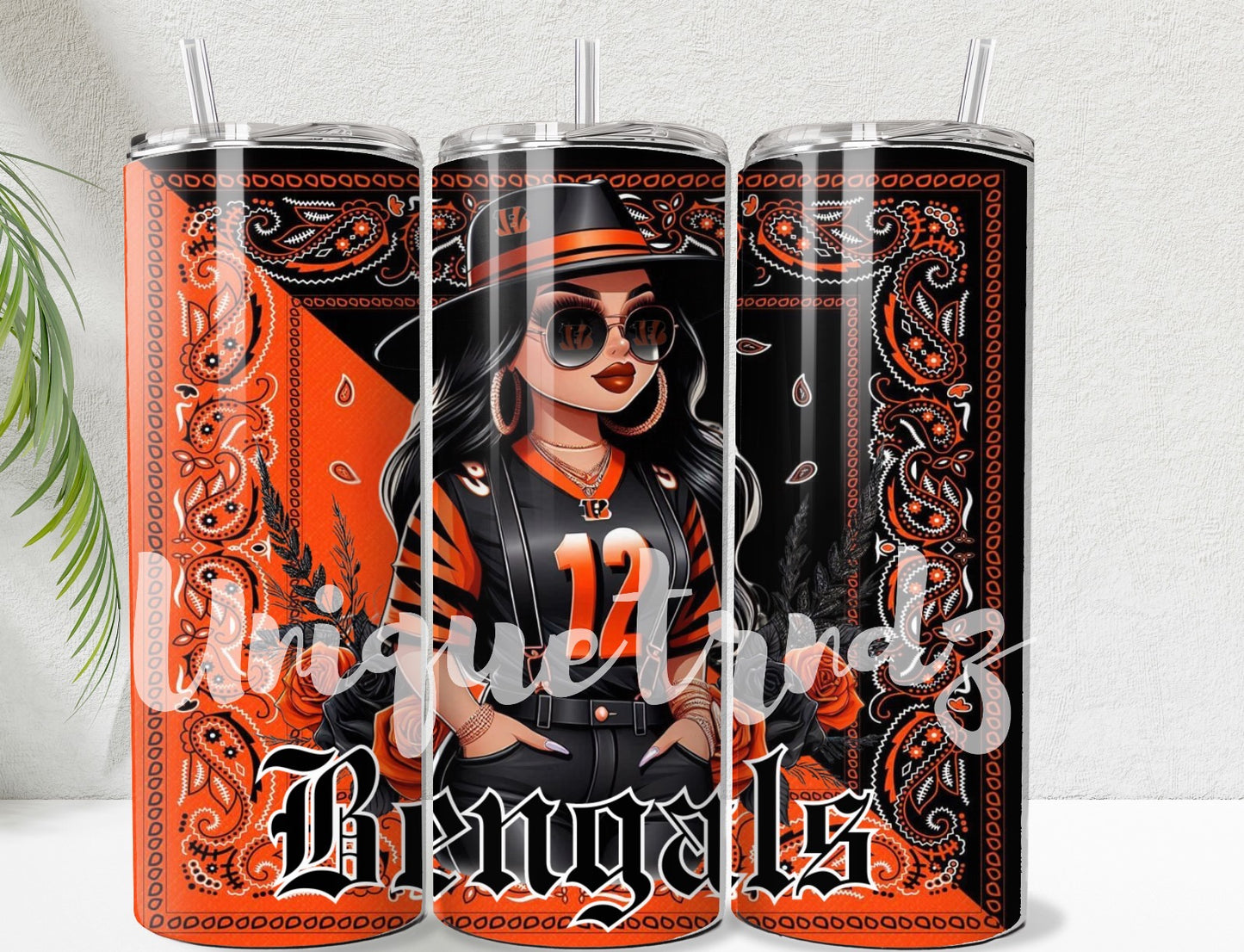 Chicana Cincinnati Football Sport Team 20oz Tumbler