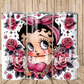 Betty Boo Roses in Pink 20oz Tumbler