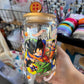 Dragon Anime with friends 16oz Glass Cup