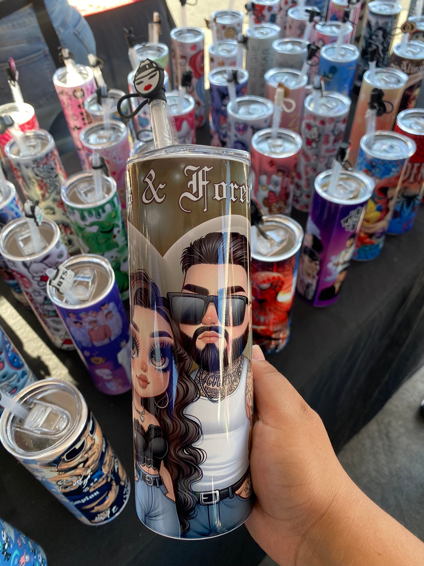 NEW Chicano Couple Muscle Shirt Tank 20oz Tumbler